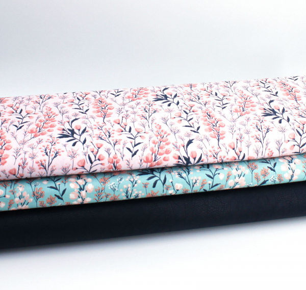 Designerbaumwollstoff Field of Dreams pink (10 cm)